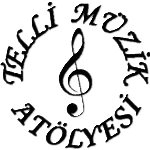 Telli Müzik Atölyesi logosu, ortada sol anahtarı işareti